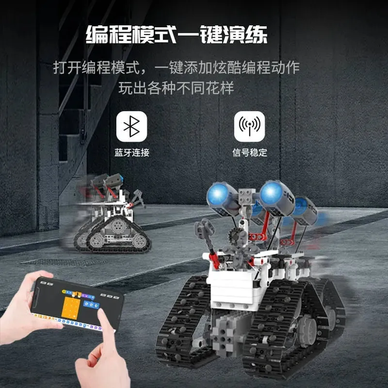 Tech Creative MOC 13011 Programming Robot Bricks Toy