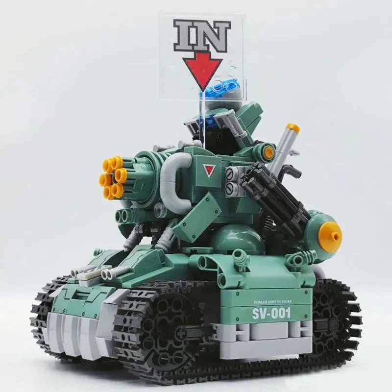 Tech MOC Motorized SV001 Chariot Tank Bricks Toys