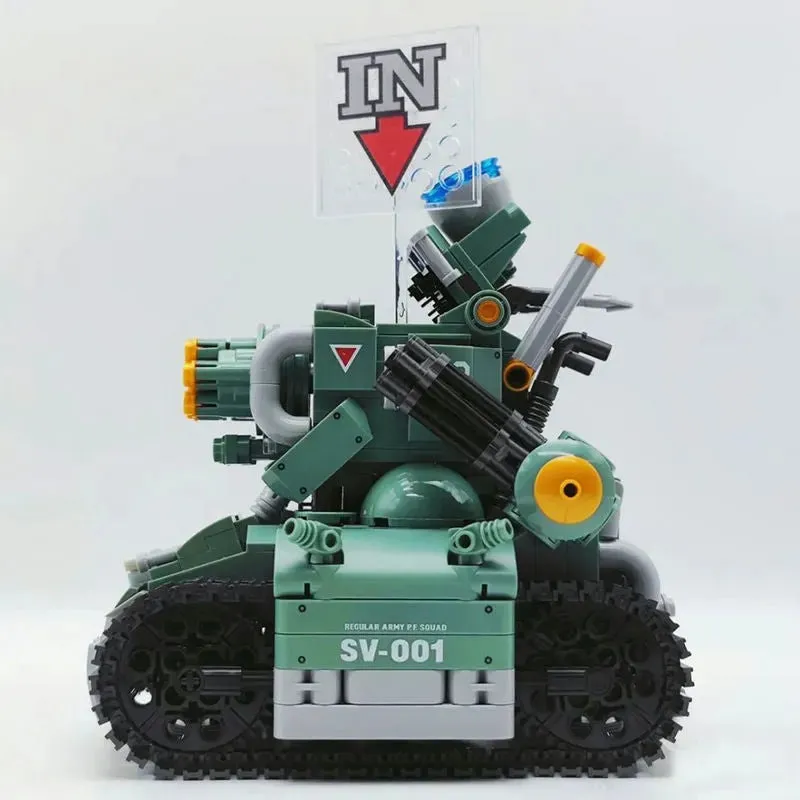 Tech MOC Motorized SV001 Chariot Tank Bricks Toys