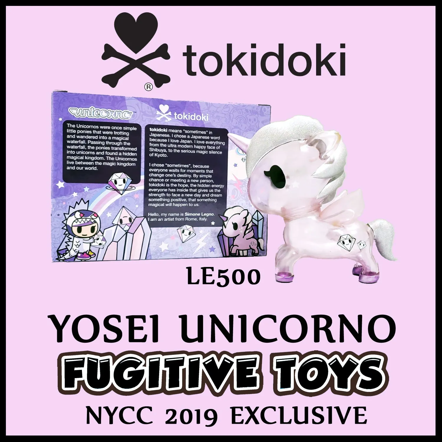 Tokidoki Unicorno 5 Inch Figure Yosei [2019 NYCC Fugitive Toys Exclusive]