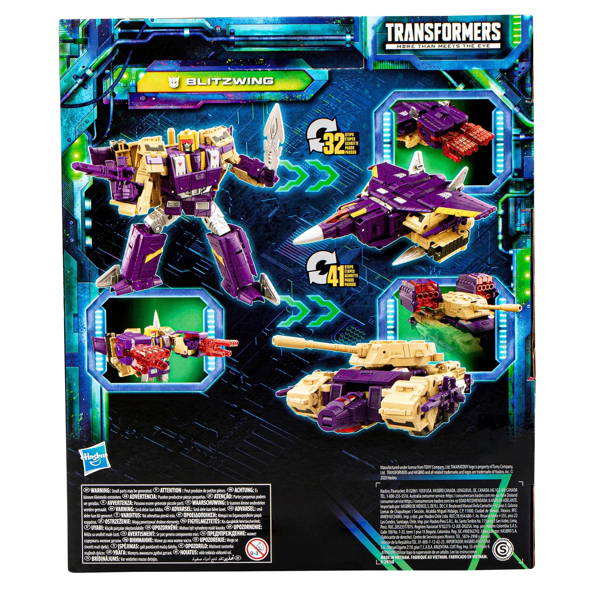 Transformers Generations Legacy Evolution  - Leader Blitzwing Action Figure (F7230) LOW STOCK