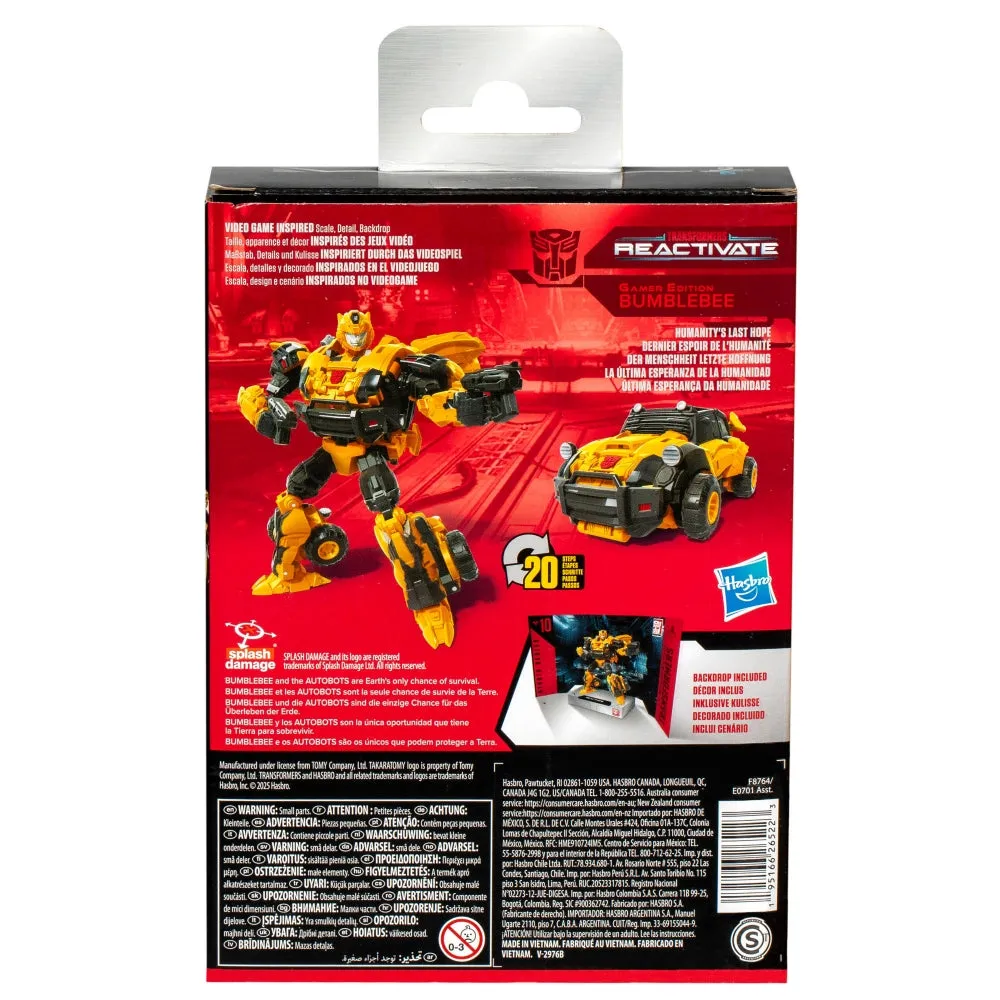 Transformers: Studio Series Gamer Edition #10 - Deluxe Bumblebee Action Figure (F8764)