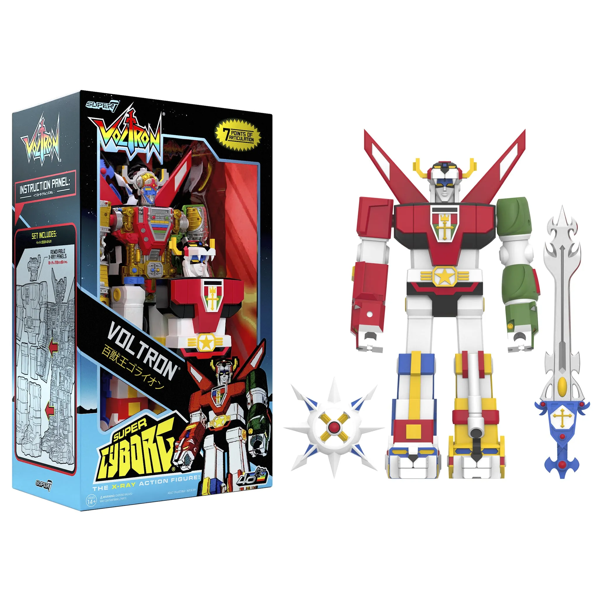 Voltron Super Cyborg 11-Inch Full Color Action Figure (84922) LAST ONE!