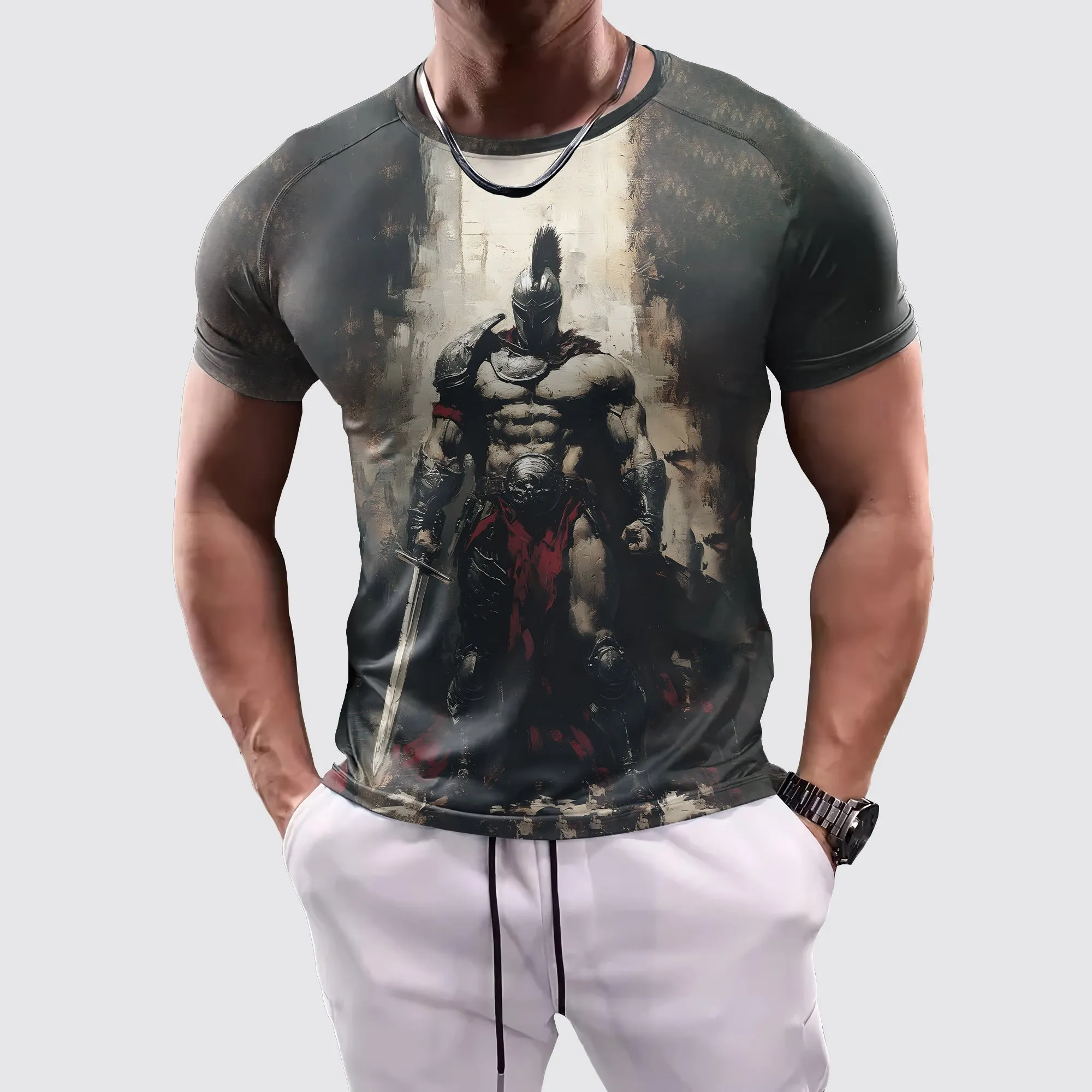 Warrior 3D Tight-Fitting Tee- AA05951