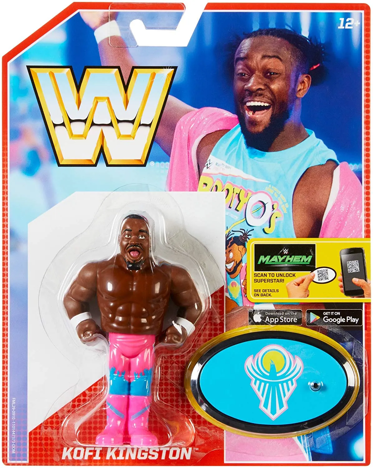 WWE Kofi Kingston Retro App Action Figure